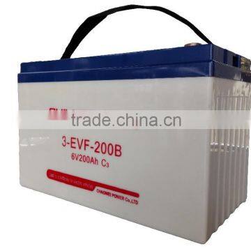 Lead Acid Battery for electric car, tricycle, golf cart, 6V 200Ah (B)