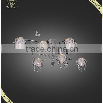 Best selling elbow light crystal shade ceiling light with remote low voltage ceiling lamp