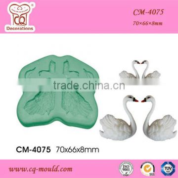 CQ Swan shaped fondant silicone cake mold silicone bake mold