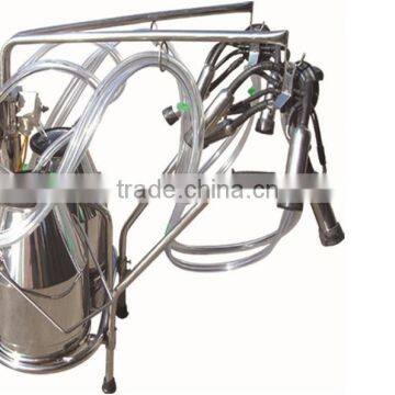 Best-Selling Cattle double buckets vacuum pump cow milking machine(Z-001)