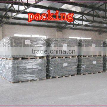 Hexagonal Gabions Boxes 3mm dia 8*4*1m size heavy galvnaized stone busket Gabion