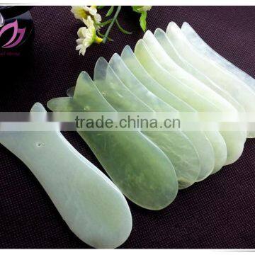 Handmade jade Scraping Therapy Yinyang Gua Sha Board Massage tool