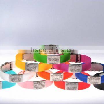 Manufacture OEM Adjustable Designer Bracelet Alert Wristband photo-4