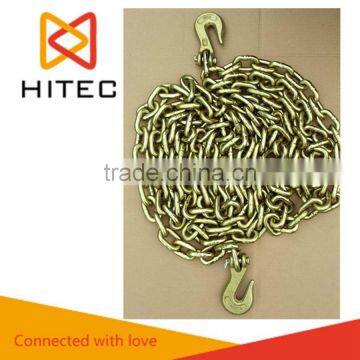 3/8"x20' G70 Binder Transport Chain with clevis grab hooks