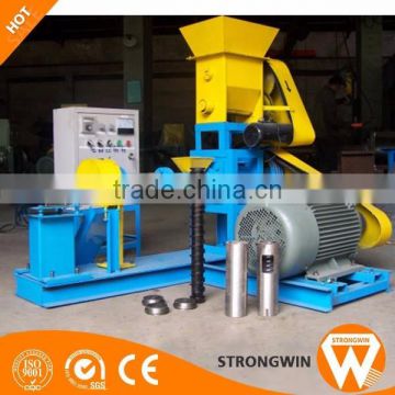 China Strongwin fish feed processing machine floating fish feed pellet manufacturing machine