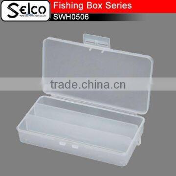 SWH0506C 3 long Blocks Transparent plastic fishing tackle accessories lure box