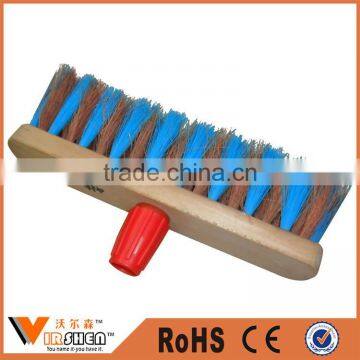 Red Color Hard Bristle Wooden Cleaning Brush photo-3