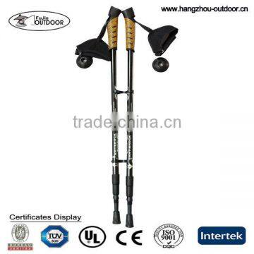 Cheap Comfortable 6061 Aluminum Trekking Walking Stick