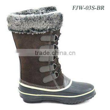 Ladies Anti-slip and Waterproof Fashion Snow Boots