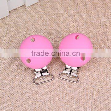 Wholesale Silicone Silicone Rounded Shape Clip Assemble With Pacify photo-3