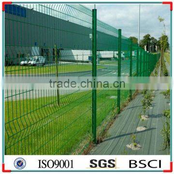 Green Vinyl Coated Welded Wire Mesh Fence/pvc Coated 1x1 Wire Mesh Fencing photo-2