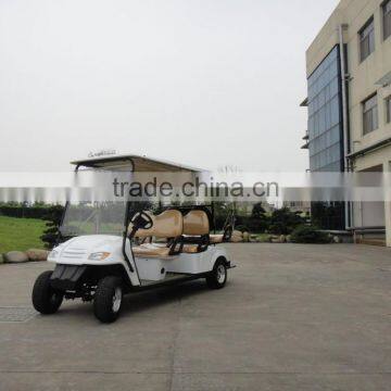 Six Seats Electric Golf Cart With Two Rear Facing Seats photo-2
