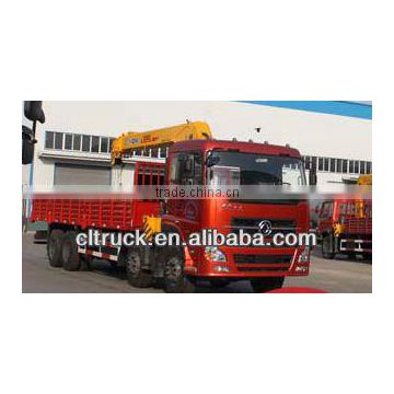 Dongfeng 8*4 crane truck,crane truck with 10-20 tons,used grove truck cranes for sale