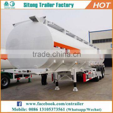 Factory direct oil tanker petrol oil tank semi trailer carbon steel aviation fuel trailer for sale