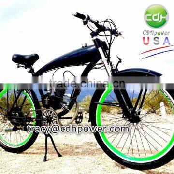 Colorful Motorized bicycle with 2 stroke 4 stroke engine, bicycle with gasoline engine