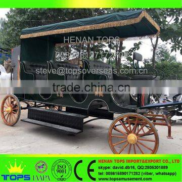 HENAN TOPS Park Horse Carriage MC-13 for Sale Tourist Car photo-2