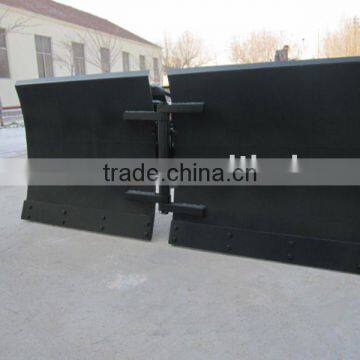 V snow shovel blade for mini wheel loader
