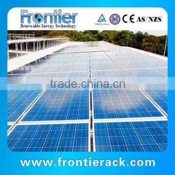 High Quality Steel Structure Prevent Water Leaking Rooftop Solar Panel Mounting System photo-5