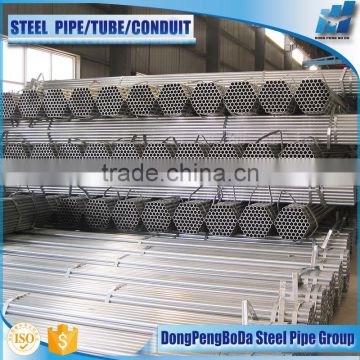 ASTM A53 Pre galvanized welded 1 1/2 inch 6000mm steel pipe