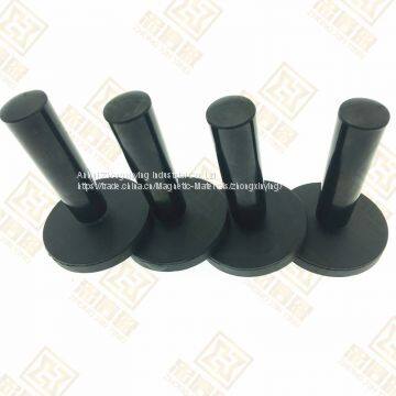 M6 Thread Customized Disk Magnet Coved With Rubber With Bakelite Handle photo-4