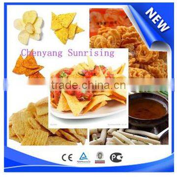 Professional Fried Extrusion Food Manufacturing Machine With Stainless Steel Line photo-2