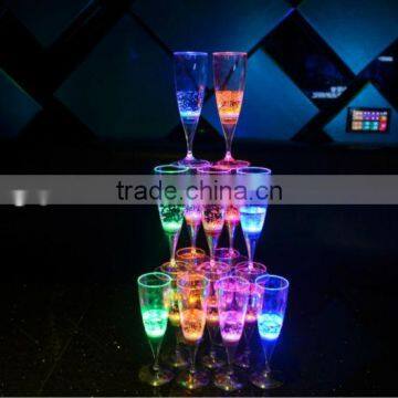 2016 high quality FDA level champange cheering LED cup for promotion