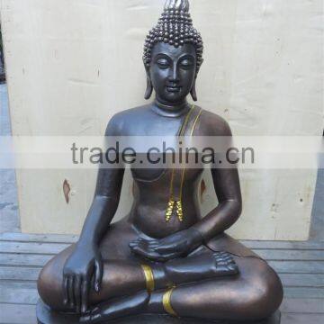 India sitting buddha statue with resin material