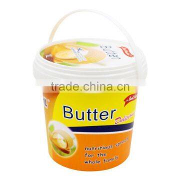 1L/35oz Thin Wall IML Plastic Injection Ice Cream Drum With Tamper Evident and Handle,Dairy Product Packaging Container photo-4