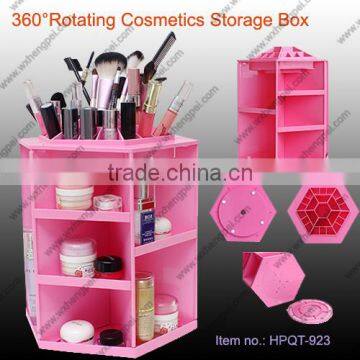 rotating cosmetics storage box