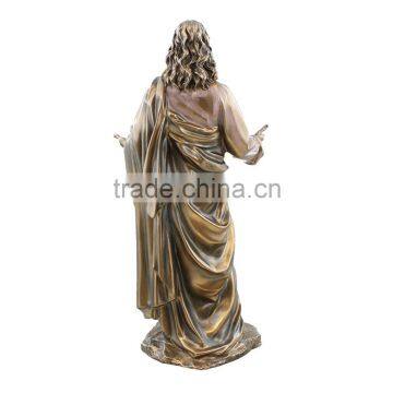 12"Custom Cold Cast Bronze Resin Jesus Catholic Religious Items photo-2