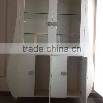 Modern Living Room Furniture European Style Wine Display Cabinet / MDF Wine Cabinet photo-5