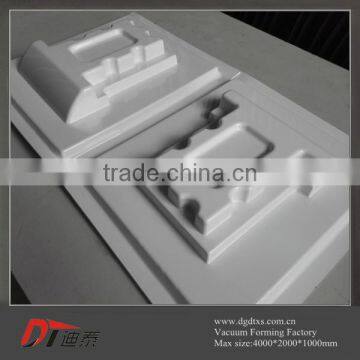 Custome white/ black PS plastic Vacuum forming shell