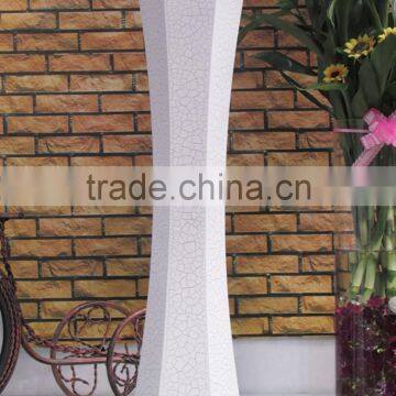 Fashionable Crackle Wooden Floor Vase for Home Decor