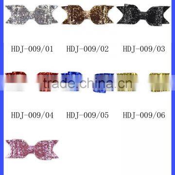 Black Sequin Bow 7 Colors Hair Grips Pins Baby Girls Hair Clips photo-6