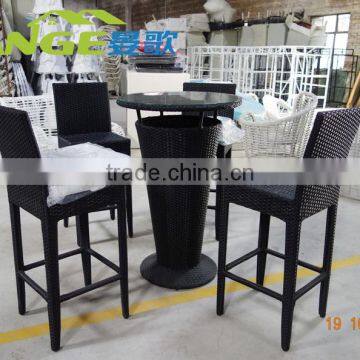 Modern hotel furniture bar stool chair and table for outdoor indoor use