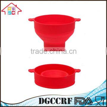 NBRSC Microwave Silicone Popcorn Popper Maker Collapsible Bowl With Handle Kitchen Tool Home DIY photo-6