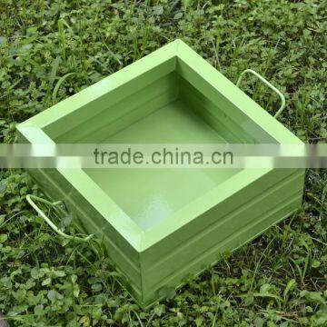 Home & Garden Flower Plants Metal Square Planter photo-3