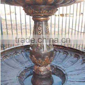 Bronze Garden Swan Water Fountain With Lion Head photo-4