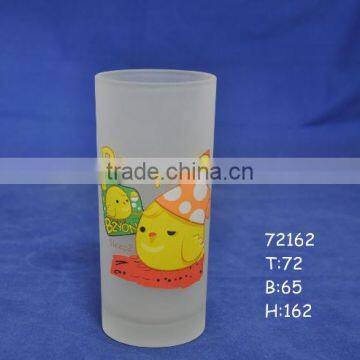 Kawaii cartoon wine shot glass welcomed