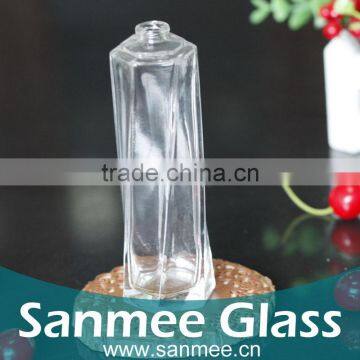 Supplies Rectangular Glass Bottle 105ml Transparent Perfume Glass Bottle