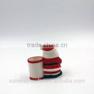 Oem Christmas Ceramics Santa Claus Statue for Deocration photo-4