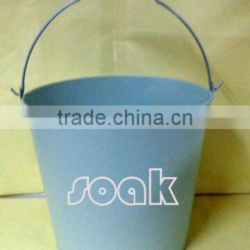 new water bucket colored metal pails metal pail