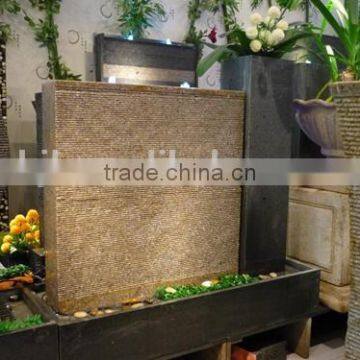 led water granite fountain interior wall stone decoration