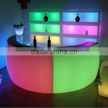 Plastic Led Bar Furniture New Design Events Led Bar Counter