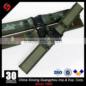 Lightweight Knitted Ribbon Tactical Military Army Belt Camouflage Color Double Security Buckle photo-6
