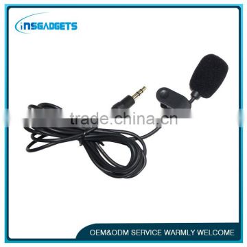 3.5mm plug professional lavalier microphone for recording and singing