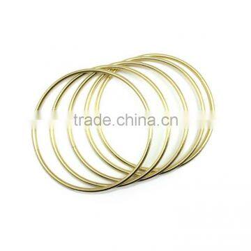 High Quality Bright Color Metal O Ring for Bag Round Ring, Butt Welded Steel Wire Rings ID 4" photo-3