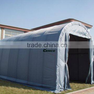 Round Roof Portable Car Shelter , Fabric car port, Movable car Garage , RV Shelter