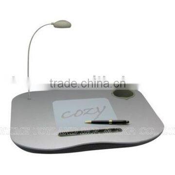 Lap desk with light,lap desk with lamp,computer desk