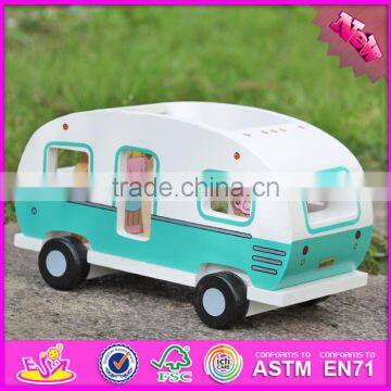 2017 New Products Kids Funny Animals and Four People Wooden Toy Cars W04A313 photo-6